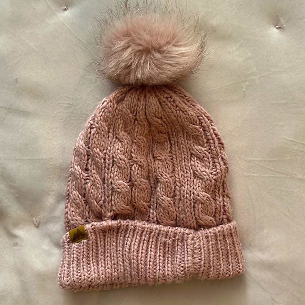 Pink winter hat